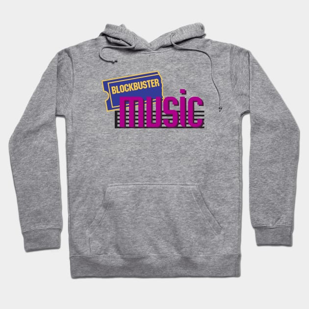 Blockbuster Music - Defunct Music Store - Blockbuster - Hoodie